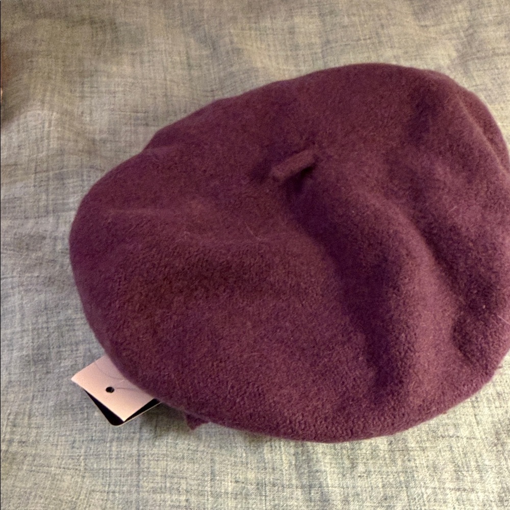 Elegant Purple Beret